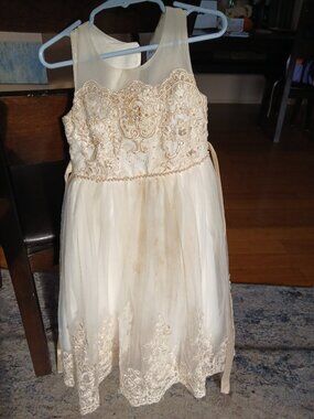 Flower girl dress needs dry cleaning